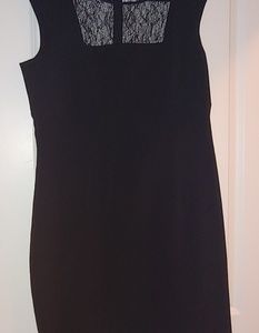 Black everything dress